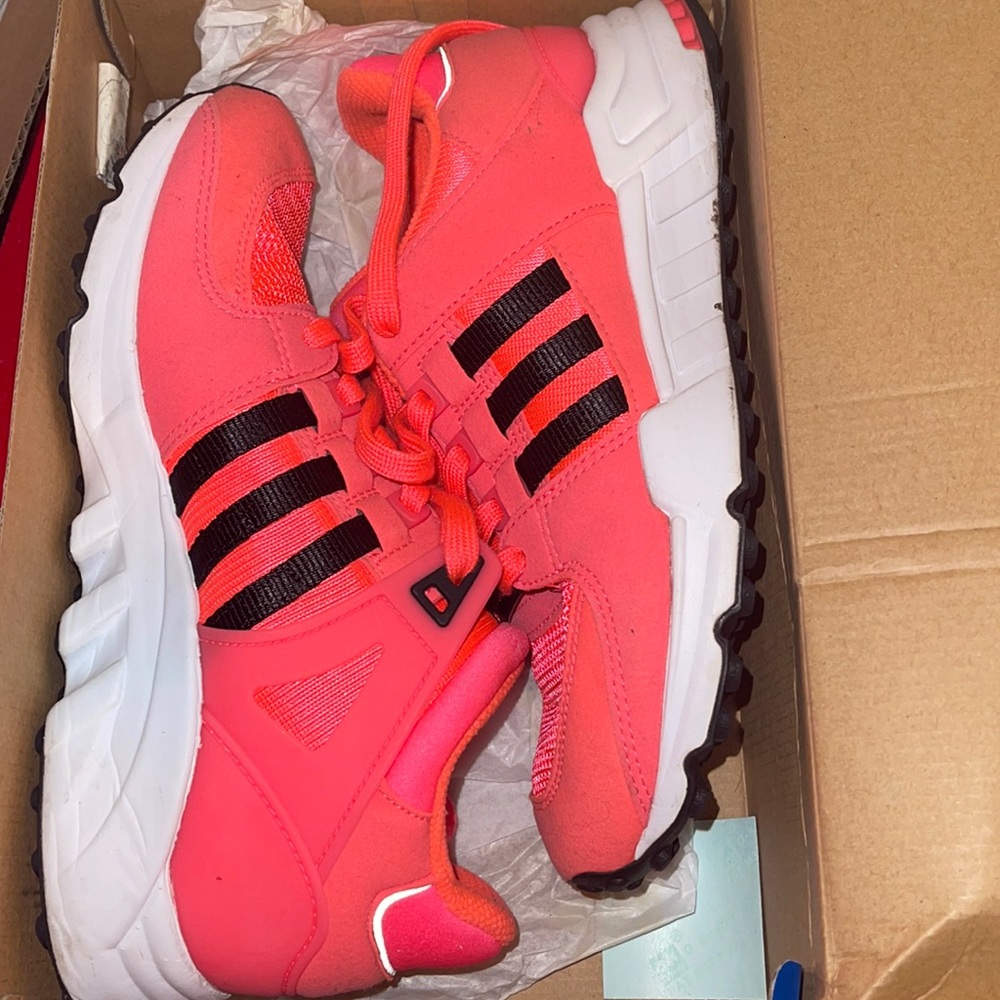 adidas Women's Sneakers - Pink and Black